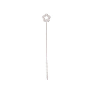 Nexlent Reusable Silicone Straw Cleaner Brush Straw Cleaning Brush Extra Long Straw Brush