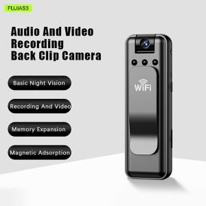 FUJIAS3 1 bộ 180 ° xoay ống kính ngoài trời thể thao máy ảnh HD Wifi máy ảnh kỹ thuật số video mini cầm tay thực thi pháp luật ghi
