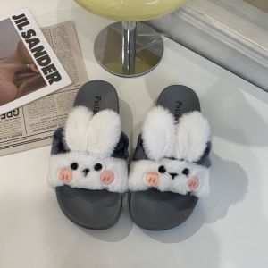 รองเท้าแฟชั่น รองเท้าเเตะหูกระต่ายน่ารักๆนุ่มใส่สบายรองเท้ารุ่น1768-3