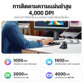 UGREEN Bluetooth Vertical Ergonomic Wireless Mouse 2.4G 4000DPI  เมาส์เพื่อสุขภาพ เมาส์แนวตั้งไร้สาย ไร้เสียง for Laptop PC Windows Mac OS Model:25444. 
