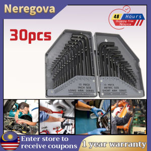 👍🏻👍🏻NERE 30pcs Combination Allen Hex Key Wrench Spanner Set Mechanic Tool
