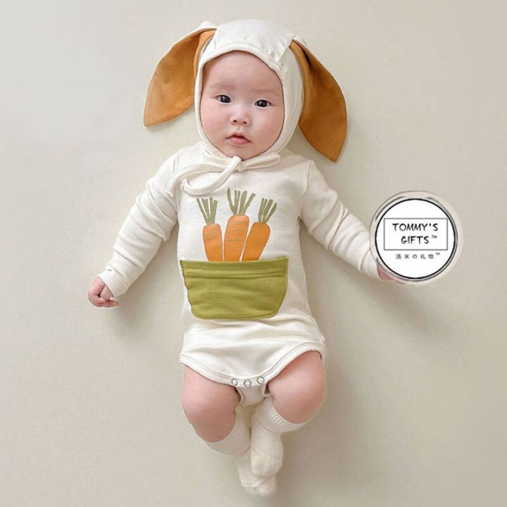 Infant Baby Boys Girls Romper Bunny Costume Bodysuit Long Rabbit