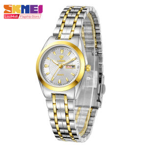 SKMEI Women Couple Watch Casual Fashion Dual Display Stainless Steel Waterproof Wrist Watch For Women Men L1020