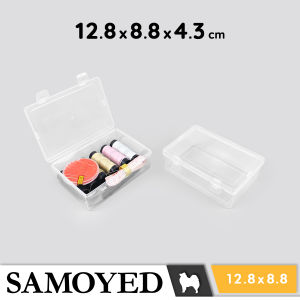 Tempat / Kotak Plastik PP Penyimpanan Serba Guna / Plastic Storage Box 12.8 x 8.8 x 4.3 / 128 x 88 x 43 cm Samoyed BX-SW-1288843 (Aksesoris / Pernak-Pernik / Kosmetik / Alat Tulis / Perlengkapan / Peralatan Seni / Jahit)