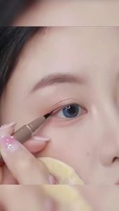 Maxfine Slim Brown Eyeliner Waterproof Smudge-proof Natural Eyeliner Lower Lash Makeup In Stock [ Free Shipping ]