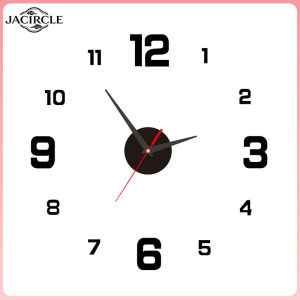 JACIRCLE Jam Dinding Aesthetic Room Deco Energy-saving Wall Clock Creative Clear Standard Time Silent Brand Movement