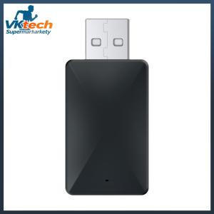 2 in 1 อะแดปเตอร์ดองเกิลไร้สายแบบไร้สายต่อสายไปยังดองเกิลไร้สาย Mini USB สำหรับรถยนต์ที่มี Carplay Android Auto จากโรงงาน