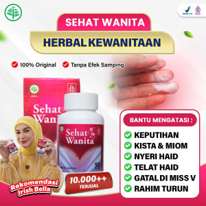 Sehat Wanita Kapsul  Asli Original 100% Terlaris ( Produk Bergaransi Resmi ) Herbal Multi Khasiat Sehat Wanita 50 Kapsul Dan  100 Kapsul