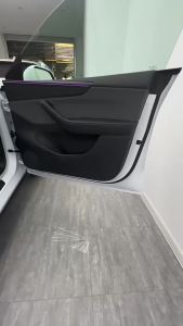 kkmf For Tesla Model Y Juniper 2025 Seat Rear Kick Pad Rear Cover Front Backrest Seat Nappi material Interior Modification 7M5T2