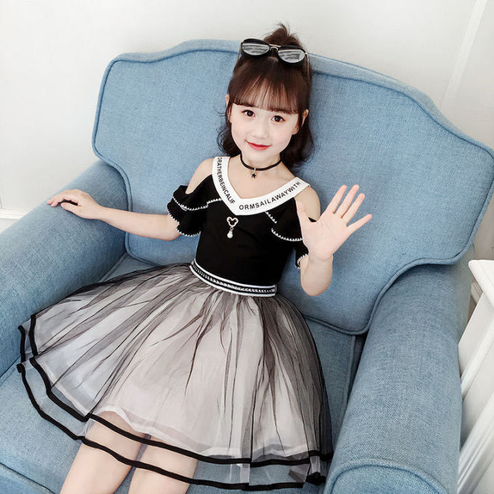 Angugu Children's Fashion High Quality Korean Dress for Kids Girl