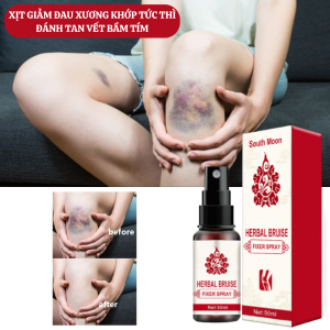 Xịt Tan Vết Bầm Tím Sưng Rút Ngắn Thời Gian Phục Hồi Giảm Đau Bong Gân Gãy Xương Cổ Tay Bong Gân Mắt Cá Chân Đau Cơ Xương Căng Cơ Giảm Đau Xương Khớp  Vai Gáy