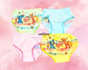 Celana dalam bayi perempuan 6 12 bulan ukuran S 4 pcs 4 warna