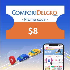 ComfortDelGro SGD8 Promo Code - Grab yours now for instant delivery!