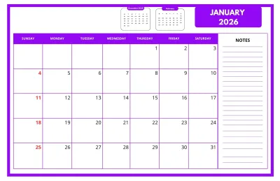 2027 Corporate Design Big Table Calendar Flat Calendar 2025 Personalized Desk Calendar 11x17 inches