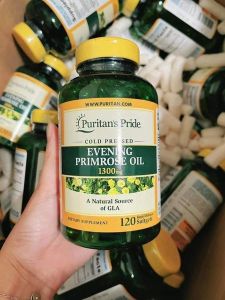 Date 2027 Hộp 120 viên Tinh dầu hoa anh thảo Mỹ 1300 mg