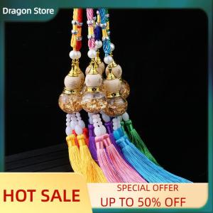 Dragon จี้ทรงน้ำเต้าฟอยล์สีทองประดับขวดแก้วประดับภายในรถจี้ทรงน้ำเต้าสองชั้น