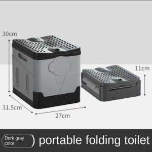 Adult portable toilet car outdoor emergency toilet portable deodorant folding toilet mobile plastic toilet