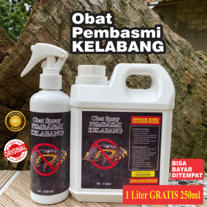 Spray PEMBASMI KELABANG | KAKI SERIBU | 1 LITER GRTIS 250ML | 100% Ampuh