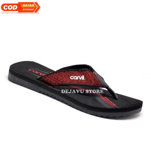 CARVIL KUZCO SANDAL JEPIT PRIA DEWASA REMAJA LAKI LAKI BAHAN SPONS EVA FASHION TRAVEL ADVENTURE DEJAVU STORE