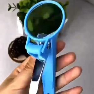 Nail Clipper with Magnifying Glass Magnifier For Poor Vision Stainless Steel Portable Nail Cutter