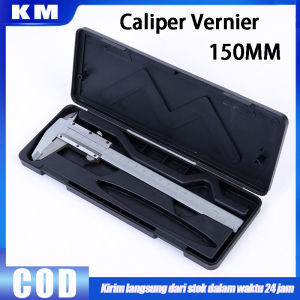 Jangka Sorong Stainless Steel Vernier Caliper Gauge Micrometer 15CM