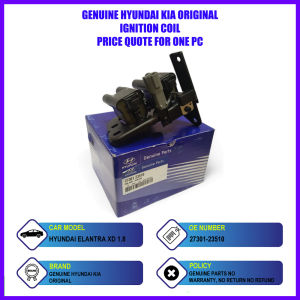 Hyundai Elantra XD 1.8 2001 Genuine Hyundai Mobis Ignition Coil 1pc (27301-23510)