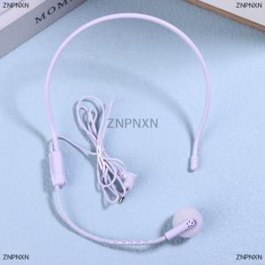 [COD] ZNPNXN 1ชิ้นมีสาย3.5มิลลิเมตรชุดหูฟังบรรยายไมโครโฟนชุดหูฟังแบบพกพาติดที่ศีรษะไมโครโฟนสำหรับการเรียนการสอนการประชุม
