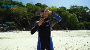 Sóng chuyên nghiệp snorkeling ống thở thể thao Bộ đồ hai mảnh lớn khung độ kính lặn snorkeling Bộ