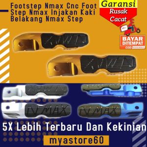 Footstep Nmax Cnc Foot Step Nmax Injakan Kaki Belakang Aksesoris Variasi Sparepart Yamaha Nmax Step