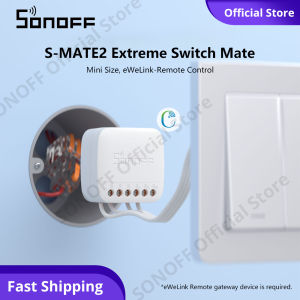 SONOFF S-MATE2 Mini eWeLink Remote Control Switch Smart Scene Control / Local Control Switch Support Mechanical Switch Requires eWeLink Remote Gateway Device