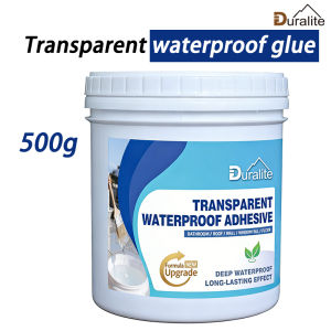 👍1000g with brush👍Super Transparent Water proof Glue sealant waterproof roof leak Invisible Adhesive Repair roof wall cracks leaks suitable for all kinds of walls Waterproof transparent glue for Home Bathroom Roof