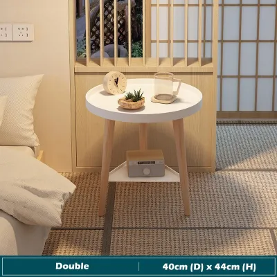 【ShopWithJoy】Small Coffee Table Mini Round Table Sofa Side Table Meja Kopi Ruang Tamu Cofee Table Coffe Table 小茶几