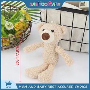 JiaShuo Baby Toy Cute Stuffed Bear Dolls Soft Mini Animal Plush Keychain Room Decorations Car Decoration Props