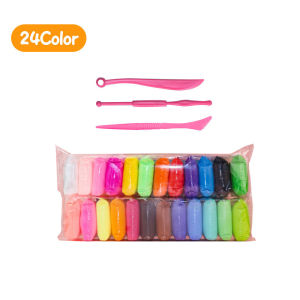 DailyGo 24/36 Color Air Dry Clay With Tools Kids Toys DIY color Lightweight Clay for kids toy 12 color clay