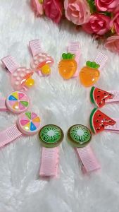 jepit rambut anak karakter/jepit rambut anak2 dan balita/2pcs(sepasang)