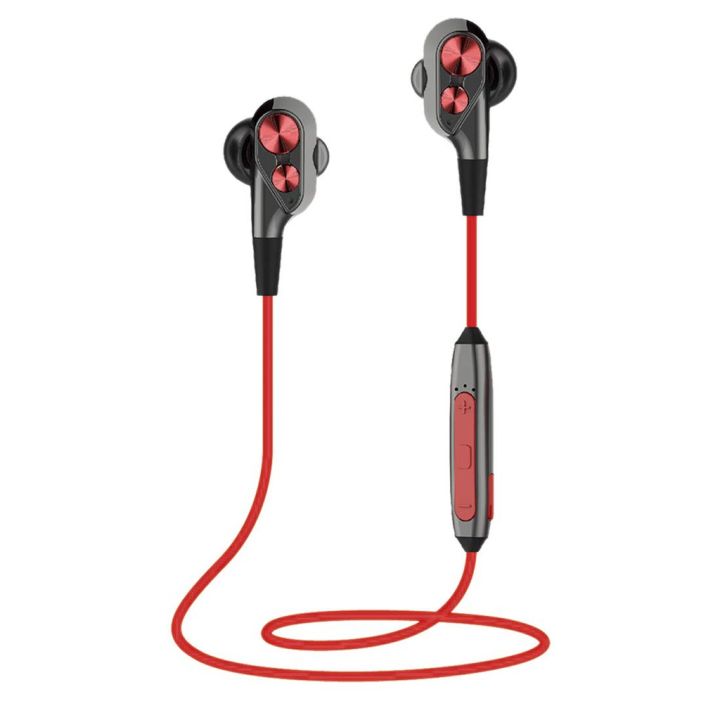 PTron BT Headphone Boom 4D Earphone Dual Driver Sport