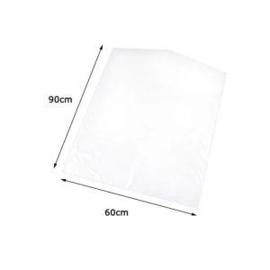 20PCS Disaposable Plastic Hanging Clothes Bags Dress Coat Storage Bag Clear Clothing Dust Cover Bag