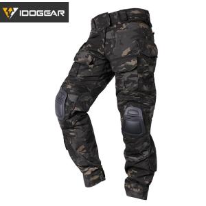 IDOGEAR Tactical G3 Pants With Knee Pads CP Pants Outdoor Tactical Hiking Camping Trousers 3201