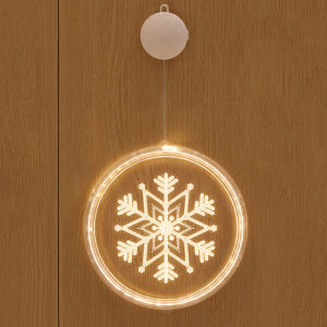 Christmas Decorative 3D Hanging Lights Christmas Novelty Window Light Hanging Lighted Window Decorations For Indoor Outdoor Windows Pathway Patio Bedroom Decorations