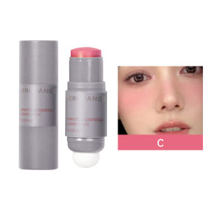 HERORANGE Dual-Ended 2 IN 1 Blush Stick Natural Radiance Blush On Blush Stick Cream Cheek Blush Contour Stick Natural Matte Powder Blusher Cream Powder Blusher Blush Stick Krim Matte Lip Cream -🌹Tamia