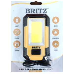 BRITZ ULTRA BRIGHT USB Rechargeable Lamp/Light/Torchlight+POWERBANK/3 Modes Of Lighting Fishing Camping Sports [SG SELLER]