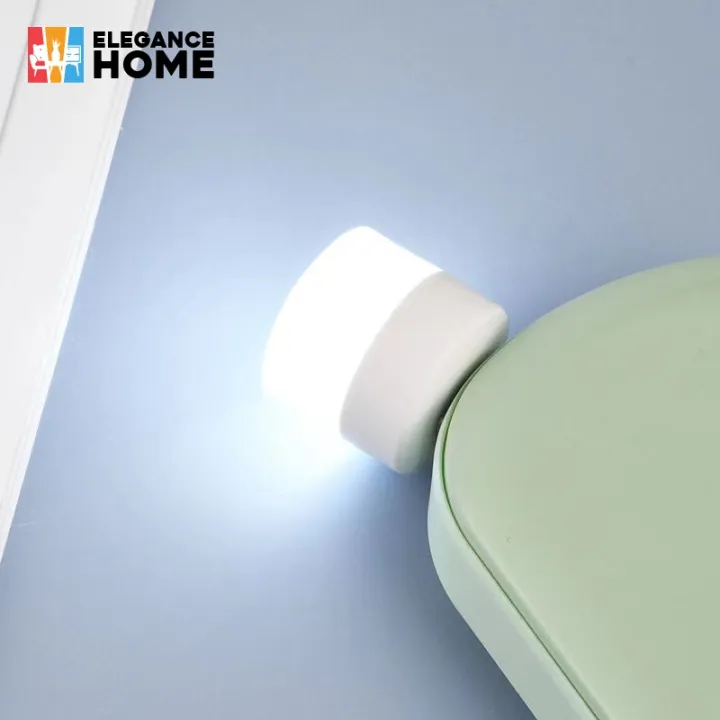โคมไฟตั้งโต๊ะ Elegance Home โคมไฟ LED ถนอมสายตา ขนาดเล็ก แบบพกพา ชาร์จ USB ไฟห้องนอนนอน ป้องกันดวงตา แสงสีขาว แสงที่อบอุ่น
