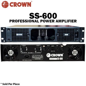 Original Crown SS-600 Supreme Series 600Watts Professional Power Amplifier