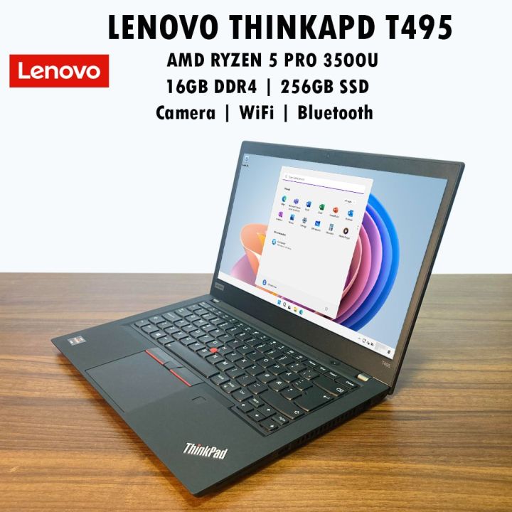 Lenovo ThinkPad T495 AMD Ryzen 5 Laptop 16GB Ram 512GB SSD with