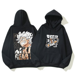 Áo Hoodie Nam Nữ LUFFY GEAR 5 4 Vải Nỉ Ngoại Dầy Nón 2 Lớp Tay Bo Gân Anam Store
