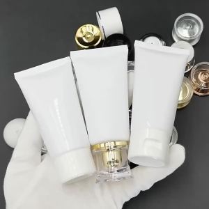 10/50/100pcs Empty 50ml Soft Tube Lotion / Hand Cream/Fcial Cleanser Container Empty Squeeze Tube With Screw/Flip Cap
