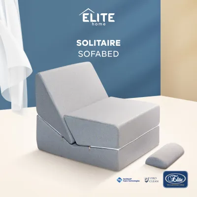 Elite Sofabed Solitaire | Sofa Bed Trifold 1 Seater Minimalis | Kasur Portable Lipat Lantai
