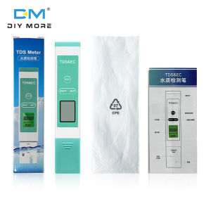 Diymore LCD nhiệt độ màn hình hiển thị kỹ thuật số/Ec/Tds 3-trong-1 xách tay đa chức năng Máy kiểm tra chất lượng nước với đèn nền thông minh