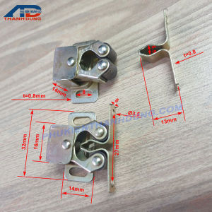 [10 cái]Chốt Sập Kẹp Cánh Cửa Tủ loại chân thấp