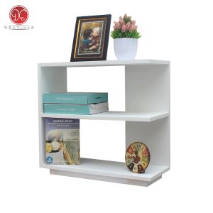 Meja Buku / Meja Nakas Tiga Tingkat Samping Sofa / Tempat Tidur Kamar Aesthetic Minimalis